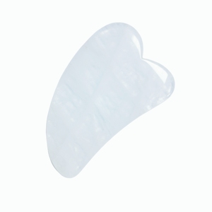 Gua Sha en Forma de V de Cuarzo Blanco, Piedra Natural para la Espalda - Product Image 5