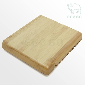 Adjustable Reading Workbook Natural Bamboo Office Desk Organizer <b>Tablet</b> iPad Display Stand Book <b>Holder</b> with 4 Angles - Product Image 6