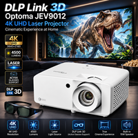 Projecteur laser intelligent Optoma JEV9012 4K UHD à longue portée, 4500 lumens, avec configuration flexible et cinéma privé