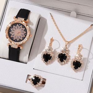 Ensemble de montres populaires pour femmes en forme de cœur, montres <span class=keywords><strong>Lotus</strong></span> tendance, vente directe du fabricant - Product Image 1