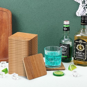 Handcrafted Us Walnut High Quality Tea Cup Acacia Wooden mango Wood Custom Shape Bulk <b>Drink</b> <b>coaster</b> for Hotel Bar Gift OEM - Product Image 2