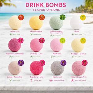 Bebida Sin Alcohol con Purpurina Comestible, Mezcla para Mocktail, Polvo para Bebida Instantánea, Cubo de Bebida Soluble, Set de Regalo Personalizado - Product Image 2