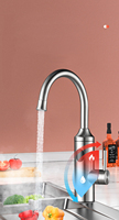 NOUVEAU Robinet chauffe-eau électrique instantané 3 secondes sans réservoir Robinet de salle de bain à chauffage rapide avec affichage numérique LED