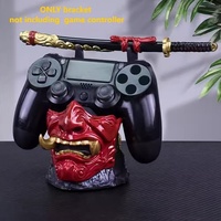 Support de manette de jeu PS5 en résine, style samouraï japonais, motif visage de démon, ornement décoratif de bureau transfrontalier