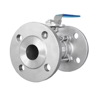 Válvulas de Bola con Brida de Acero Inoxidable 304/316 de 3 Piezas, Resistentes a Alta Presión y Productos Químicos Industriales