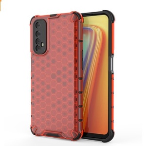 Giá thấp hơn chống sốc tổ ong 2 trong 1 lai PC TPU điện thoại di động Cover quay lại bảo vệ coque trường hợp đối với <span class=keywords><strong>Oppo</strong></span> realme 7 - Product Image 3