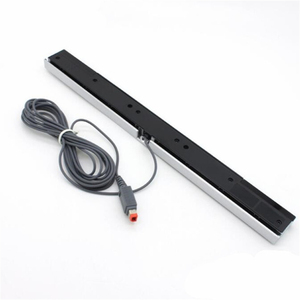 Barre de <span class=keywords><strong>capteur</strong></span>/récepteur de signal infrarouge filaire en plastique gris argenté de haute qualité pour capteurs de mouvement de télécommande <span class=keywords><strong>Wii</strong></span> – Direct Usine - Product Image 2