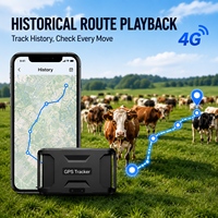 Collier de suivi GPS étanche en temps réel pour bovins, vaches et chevaux, avec Beidou LBS, géolocalisation portable, lecture de l'itinéraire et fonction de géolocalisation par roues pour le bétail