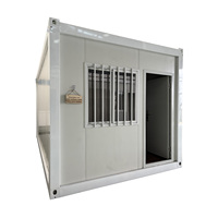Maisons en conteneur à paquet plat avec maison en verre Bâtiments portables Maison modulaire Conteneurs d'expédition modernes Maisons en conteneur