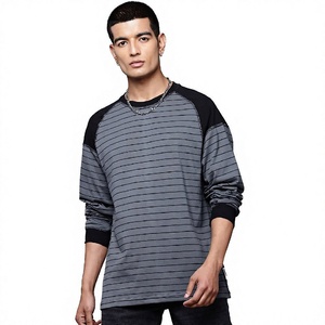 Men's 100% Cotton <b>Raglan</b> <b>Sleeve</b> Printed <b>T</b>-<b>Shirt</b> Custom Logo Graphic Short <b>Sleeve</b> Crew Neck Casual Sports Streetwear - Product Image 3