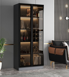 Vitrines à <span class=keywords><strong>vin</strong></span> en <span class=keywords><strong>verre</strong></span>, style moderne minimaliste, murales, pour le salon - Product Image 2