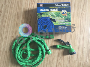 <b>Magic</b> Retractable Flexible Expandable Rubber Watering Hose for Car Wash & Garden Use Household Multi-Purpose - Product Image 3