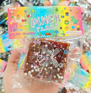 Juguetes Antiestrés de Goma Suave Mochi Squishy de Chocolate TPR, Súper Lindos, en Caja, Elásticos, para Niños y Niñas - Product Image 2