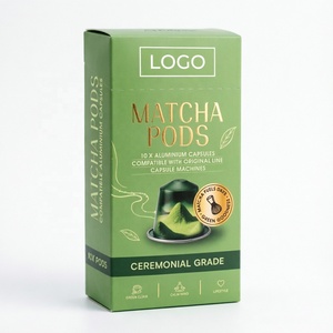 Capsules de Matcha Originales de Qualité Cérémoniale, Ensemble de Capsules de Thé Vert pour Cadeau, Compatibles <span class=keywords><strong>Nespresso</strong></span> et Keurig, Adaptées au Régime Céto, Vente en Gros OEM - Product Image 4
