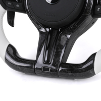 Volant en cuir blanc M Sport avec carbone forgé et LED pour BMW F06 F10 F20 F21 F30 F36 M2 F87 M3 F80 M4 F82 F85 E70 E88 E90 E92