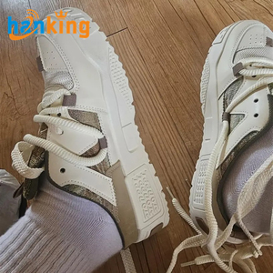 Ehanking Sandales à enfiler pour homme Chaussures de skate épaisses et antidérapantes Baskets à demi-talons pour homme - Product Image 3