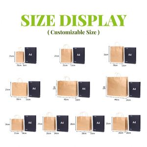Bolsa de Papel Ecológica con Asa y Logotipo Personalizado ZJPACK para Envasado de Alimentos para Llevar, con Asa para Restaurante - Product Image 4