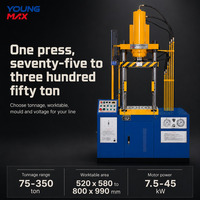 Presse hydraulique à quatre colonnes 75T-350T pour plaques en aluminium et en acier inoxydable