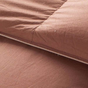 Edredón de seda de retales, lavable a máquina, venta al por mayor, barato, de invierno, edredón de plumón de ganso, tamaño doble de Reina - Product Image 4