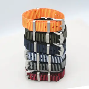 YUNSE 2024 Designers Stripe Lady Strap For Men 18Mm 20Mm 22Mm 24Mm Sports High Quality Nylon Watch Strap Band