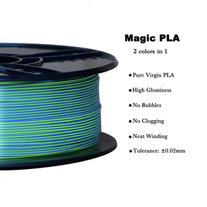Creality — Filament PLA pour imprimante 3d, 2 couleurs en 1, double couleur, enroulement soignée, 1.75mm, 1KG, MHQuantum - Product Image 5