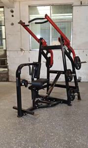Machine à rames verticales robuste SK, équipement de musculation commercial à charge libre pour l'entraînement des pectoraux latéraux et du dos - Product Image 2