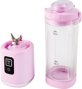 Licuadoras portátiles inalámbricas USB de 450 ml, contenedor de 16 onzas, mezcladora personal <span class=keywords><strong>para</strong></span> automóvil, hogar, hotel, RV, funciona con batería <span class=keywords><strong>para</strong></span> uso en exteriores - Product Image 6