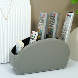 Porta Telecomando LG8175TV con 5 Scomparti in Pelle PU, Organizzatore per Comodino, Scrivania, Cosmetici e Articoli per Ufficio - Product Image 2