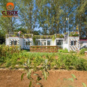 Cbox Easy Assemble Prefab Hotel Villa with Rooftop Balcony Modular Mining Campsite Modern Guesthouse Mobile Container House - Product Image 4