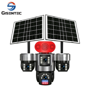 S6 OEM Solar Powered PTZ Security Outdoor <b>Camera</b> 4-Lens 5MP <b>Night</b> <b>Vision</b> Waterproof IP66 Motion Detection Two-Way Audio 4G LTE - Product Image 1