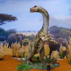 Dinosaure animatronique Plateosaurus grandeur nature en métal pour parcs d'attractions, zoos, maternelles, centres commerciaux et aéroports - Product Image 4
