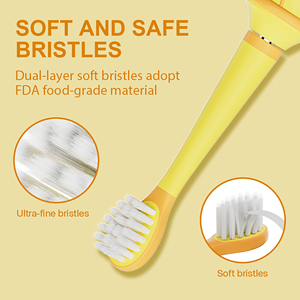 Brosse à dents électrique intelligente Sonic pour enfants, rechargeable, charge <span class=keywords><strong>de</strong></span> type C, étanche IPX8, soin des gencives ultra doux, poils en nylon - Product Image 3