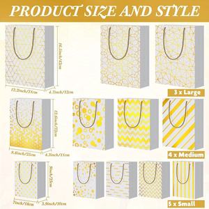 Bolsas de Regalo de Papel de Lujo Personalizadas con su Logotipo para Ropa, Collares, Compras y Boutiques, con Estampado - Product Image 3