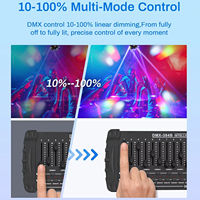 Projecteur de scène 150W à 6 bras, éclairage disco RGBW, 4 projecteurs LED PAR pour soirées, clubs, bars, DJ, spectacles et concerts