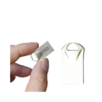 Flashdisk USB Terlaris Terbaik Super Mini Metal Pen Drive 4GB 8GB 16GB 32GB 64GB USB 2.0 U Disk Stick Pendrive USB