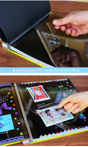 工場直送0.5mm粘着剛性透明ペットポリエステルPVCフォトアルバムシート - Product Image 6