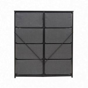 Commode autoportante moderne en tissu pour salon, durable, avec panneaux en MDF et acier inoxydable, en pin, disponible en plusieurs couleurs - Fournisseur en gros - Product Image 3