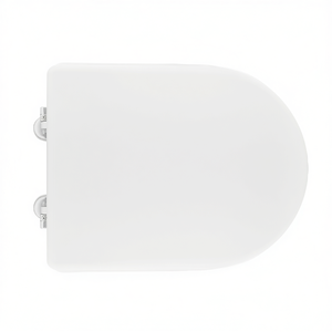 Asiento de inodoro para Dolomite Asolo Vase Forma 7, blanco, con bisagras de expansión en forma de C - Product Image 3