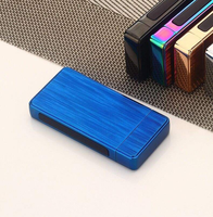 Briquet à arc DEBANG pour cigarettes et cigares, briquet en métal, couleur et logo personnalisés, briquet plasma rechargeable, cadeau de luxe, portable, pour les fêtes