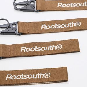 Custom Jacquard Logo Keychain Lanyard Urban Streetwear Fabric Key <b>Ring</b> Holder High Density Woven Tactical Belt Key <b>Clip</b> - Product Image 4