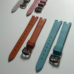 Diseño propio 14mm Múltiples colores disponibles Correa de reloj de cuero de becerro Epsom para 26mm BALLON BLANC DE CARTIER WJBL0006 - Product Image 3