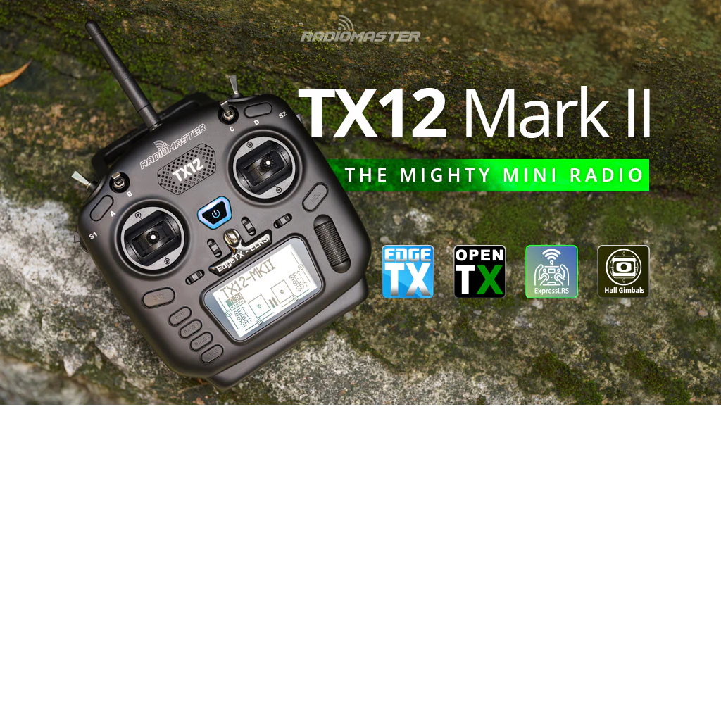 Radiomaster TX12 - 16ch Opentx Compatible Drone Accessories