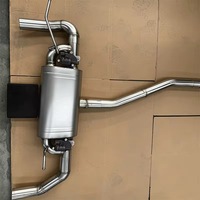 Système d'échappement DZ pour Mercedes-Benz CLS63 AMG en alliage de titane poli miroir avec commande de soupape et silencieux – Garantie 3 ans