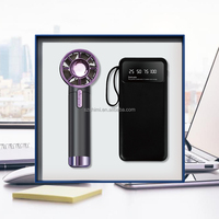 Tendance des articles tendance Banque d'alimentation pour ventilateur de poche avec support de téléphone Souvenirs Cadeau Coffret cadeau d'entreprise de haute qualité