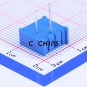 Resistencia Ajustable/Potenciómetro 3386P-1-203LF, Componente de Orificio Pasante (THT)-3P, 9.5x9.5mm, Resistencia de 20kOhm, 10%, 500mW, 100ppm ℃ - Product Image 2