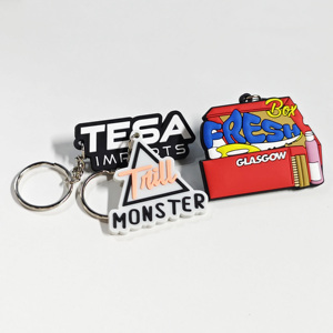 Manufacturer Wholesale <b>Custom</b> 2D 3D Soft PVC <b>Keychains</b> Design Promotional Carabiners Cheap Customizable - Product Image 4