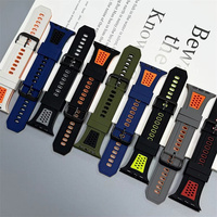 Bracelet de montre intelligente en silicone respirant avec boucle en métal noir pour Apple Iwatch Ultra 49 mm S11 10 46 mm, bracelet de sport