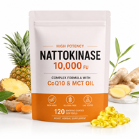 Gélules de suppléments à base de plantes à enrobage entérique personnalisables OEM, 120 unités, pour un soutien nutritionnel quotidien et doux du corps