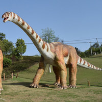 Modèle de dinosaure animatronique réaliste de parc d'attractions pour parc à thème