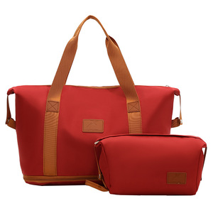 Custom Color Waterproof Woman Travel Weekender Duffel <b>Bag</b> Oxford Material Fashion Style Zipper Wholesale <b>Overnight</b> Gym <b>Bag</b> - Product Image 4